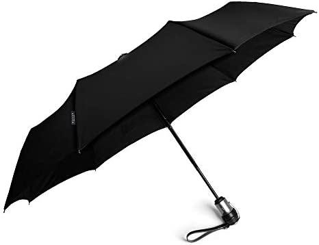 DAVEK SOLO UMBRELLA (Classic Black) - Quality Windproof Travel Umbrella with Automatic Open - Image 6