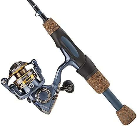 Pflueger President Spinning Reel and Fenwick Elite Tech Ice Fishing Rod Combo - Image 2