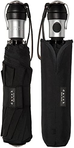 DAVEK SOLO UMBRELLA (Classic Black) - Quality Windproof Travel Umbrella with Automatic Open - Image 2