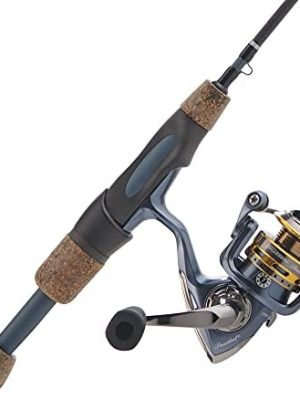 Pflueger President Spinning Reel and Fenwick Elite Tech Ice Fishing Rod Combo
